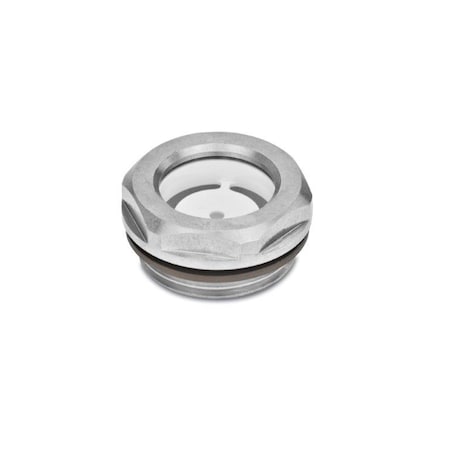 J.W. Winco GN743.5-14-G1/2-A Oil Sight Glass 743.5-14-G1/2-A